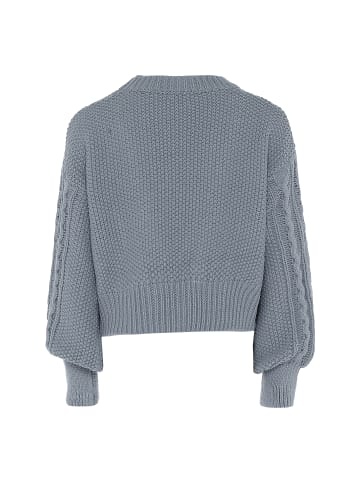 Blonda Damen Sweater in BLAU GRAU