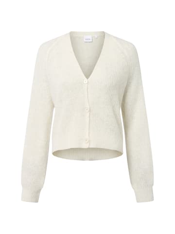 comma Strickjacke in ecru - 0001