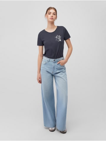Mavi Jeans 2er-SET Design T-Shirt mit Print-Motiv, Rundhals, Kurzarm in Grau-2