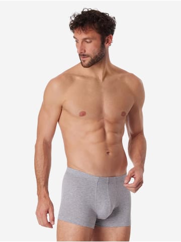 Schiesser Retro Short / Pant 95/5 Essentials in Schwarz / Blau / Grau