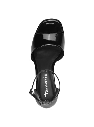 Tamaris Sandalette in BLACK PAT.