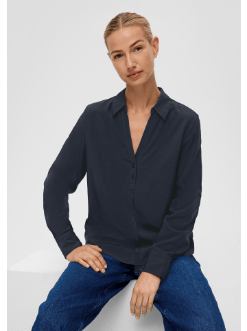 s.Oliver Bluse langarm in Blau