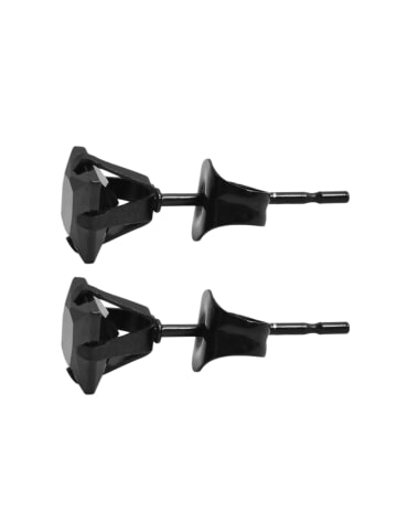 Adeliás Damen Ohrringe – Ohrstecker aus Edelstahl mit Zirkonia in silber