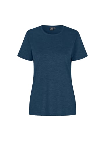 PRO Wear by ID T-Shirt halbarm in Blau meliert