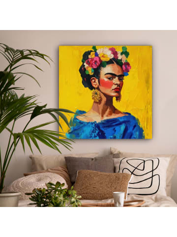 MuchoWow Leinwand Bilder Gelb