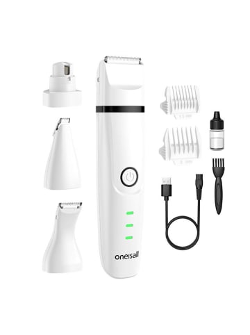 Oneisall 4-in-1 Tierhaartrimmer für Hunde & Katzen