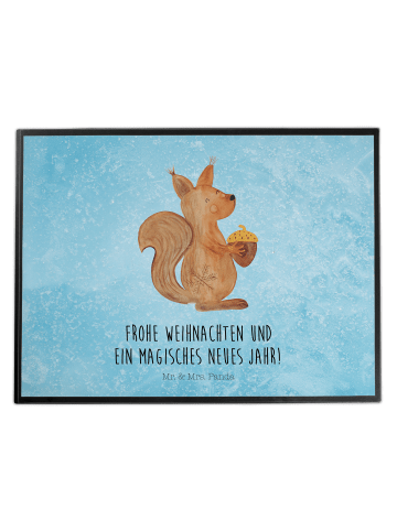 Mr. & Mrs. Panda schreibtischunterlage Eichhörnchen Weihnachtsze... in Eisblau