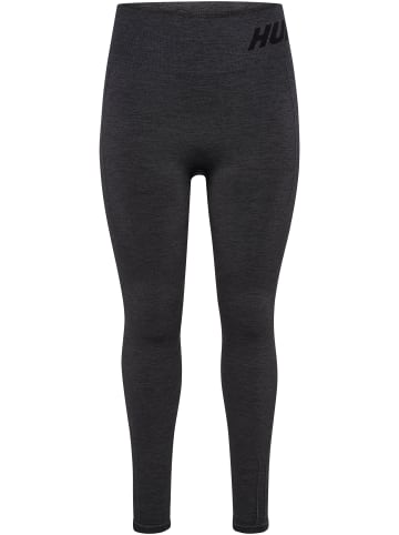 Hummel Hummel Leggings Hmlte Multisport Damen Atmungsaktiv Schnelltrocknend Nahtlosen in BLACK MELANGE