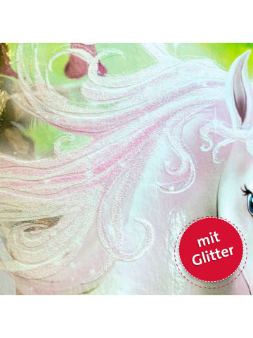 ROTH Schultüte groß Einhorn mit Fohlen 70 cm, Glitter in Lila