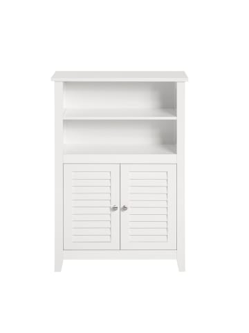 SoBuy Badezimmerschrank in Reinweiß - (W) 24 x (H) 90 x (L) 60 cm