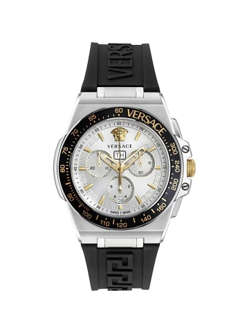 Versace Analoguhr für Herren in schwarz