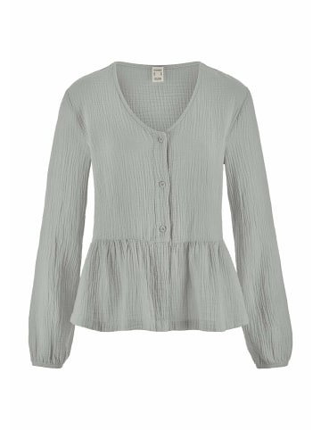 Hessnatur Pyjamabluse in nebelblau