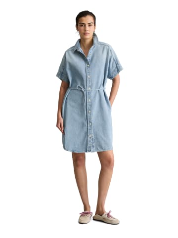 Marc O'Polo DENIM Hemdblusenkleid relaxed in Light Blue