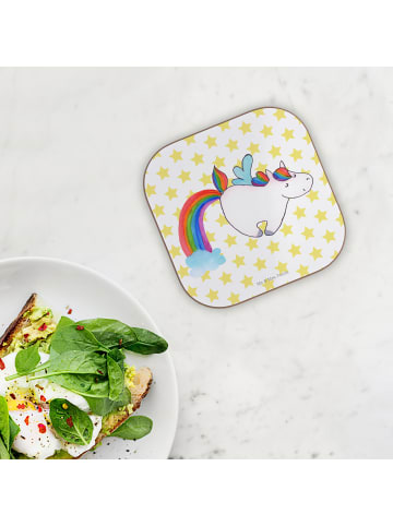 Mr. & Mrs. Panda Coaster Einhorn Fliegendes Pferd ohne Spruch in Weiß