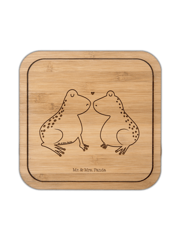 Mr. & Mrs. Panda Untersetzer Kerze Frosch Liebe ohne Spruch in Transparent