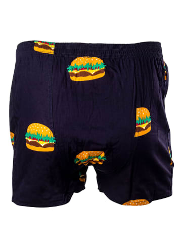 Happy Shorts Web-Boxershorts 3er Pack in Burger/Pizza/Bier