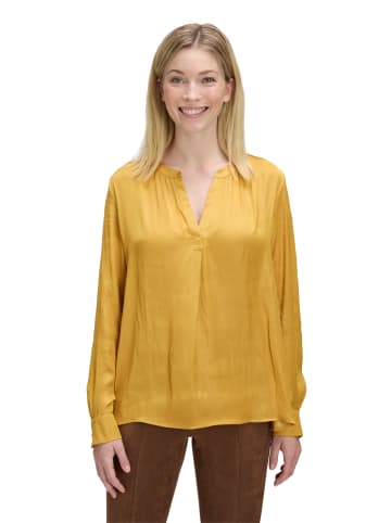 Betty Barclay Satin-Bluse langarm in gold
