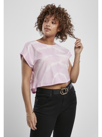 Urban Classics Cropped T-Shirts in girlypink