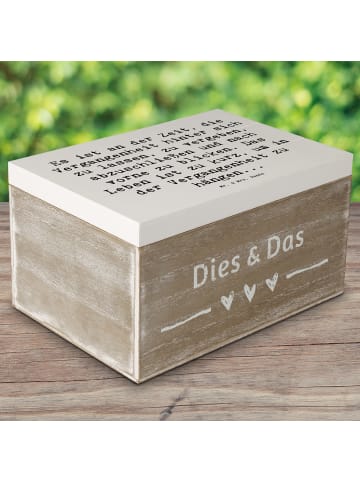 Mr. & Mrs. Panda holzschatulle Spruch Vergebung und Zukunft mit ... in Weiß