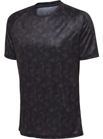 Hummel Kinder Trikot "Hmlactive Kids Poly Jersey Ss" in Schwarz
