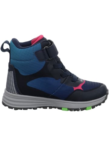 VADO  Mädchen Stiefel SMILEY HIGH VELCRO GTX in Blau