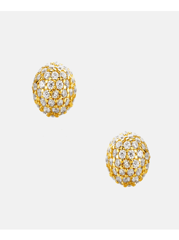 Diamant L'éternel Ohrringe aus 585 Gelbgold