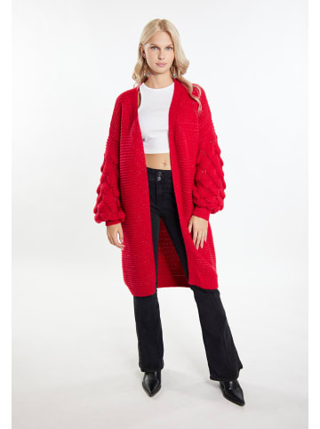 IZIA Long Cardigan in Rot