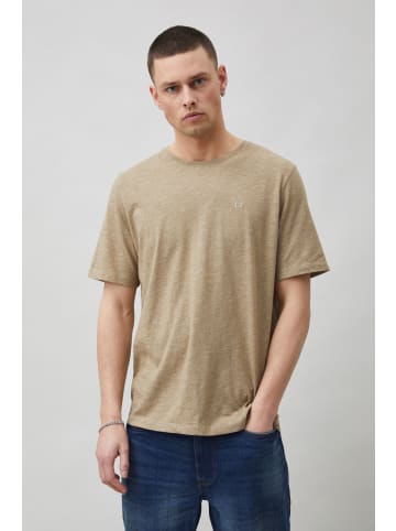 BLEND Rundhals T-Shirt Kurzarm Stretch Shirt BHWilton in Beige