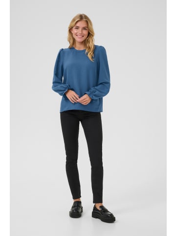 Kaffe Langarm-Bluse KAnita Regular fit in Ensign Blue