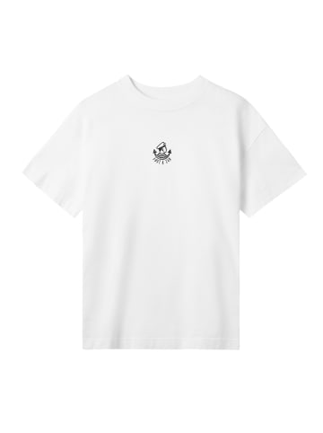 F4NT4STIC T-Shirt Knut und Jan Scribble Logo in off-white