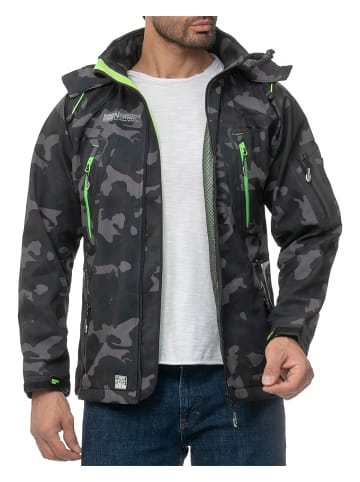 Geographical Norway Softshelljacke M in Black-Green