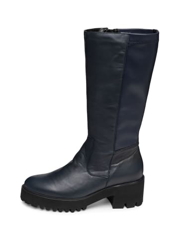 VITAFORM Echt Leder & vitaform Stretch Stiefel in marine