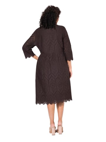Ulla Popken Kleid in mahagoni