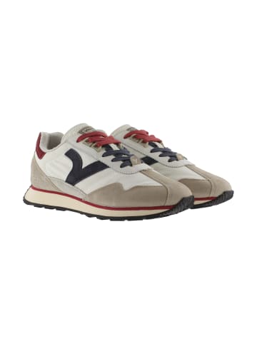 Victoria Low-Top-Sneaker aus Leder, „Root Washed“ Beige
