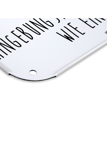 Mr. & Mrs. Panda tafel Sternzeichen Krebs mit Spruch in Weiß