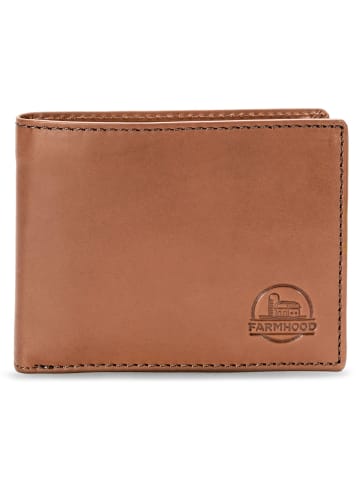 Farmhood Nashville Geldbörse RFID Schutz Leder 13 cm in brown