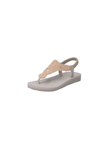 Skechers Zehentrenner MEDITATION - PEARL PERFECTION in taupe