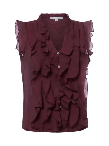 Marie Lund Blusentop in aubergine