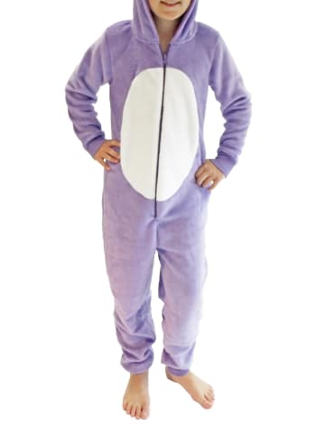 NORMANN Jumpsuit Overall Onesie Schlafanzug Tier - 50978 in Weiß