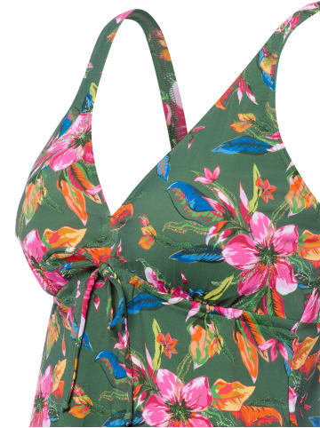 LASCANA Tankini-Top in tanne mehrfarbig - 0001