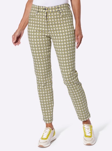 WITT WEIDEN Bengalinhose in sand-limone-bedruckt