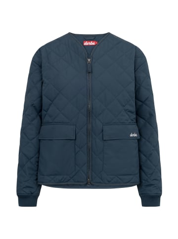 Derbe Steppjacke Quiltby Pocket in marineblau