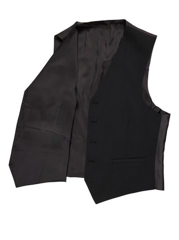 CARL GROSS Schurwoll-Baukasten-Weste B-Till in schwarz - 0001