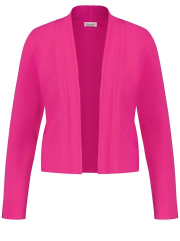 Gerry Weber Offener Cardigan aus feinem Rippstrick in Rosa