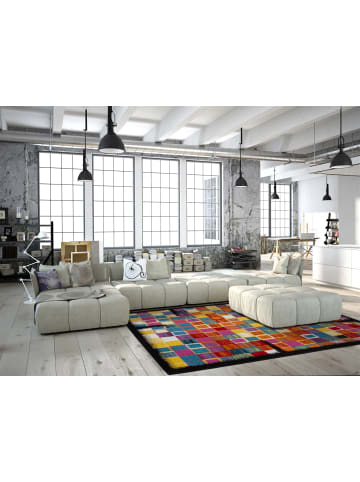 Kayoom Kurzflor Teppich Guayama 275 in multi - rechteckig