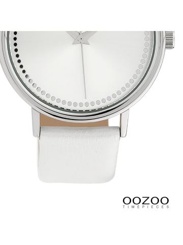 Oozoo Armbanduhr Oozoo Timepieces weiß groß (ca. 42mm)