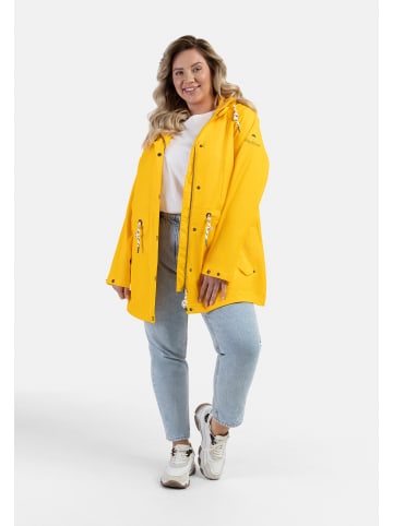 Schmuddelwedda Damen Plus Size Regenmantel in Gelb