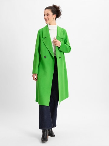 comma Wollmantel in gras - 0001