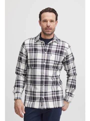 FQ1924 Karohemd FQOliver Checked Overshirt in blau