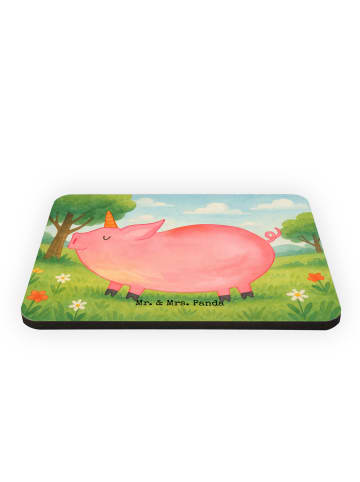 Mr. & Mrs. Panda Pinnwand Magnet Einhorn Schwein Design ohne Spruch in Weiß